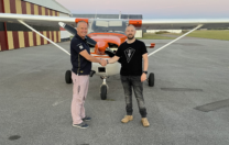 Då har vi en ny certinnehavare på Landskrona Flygklubb…